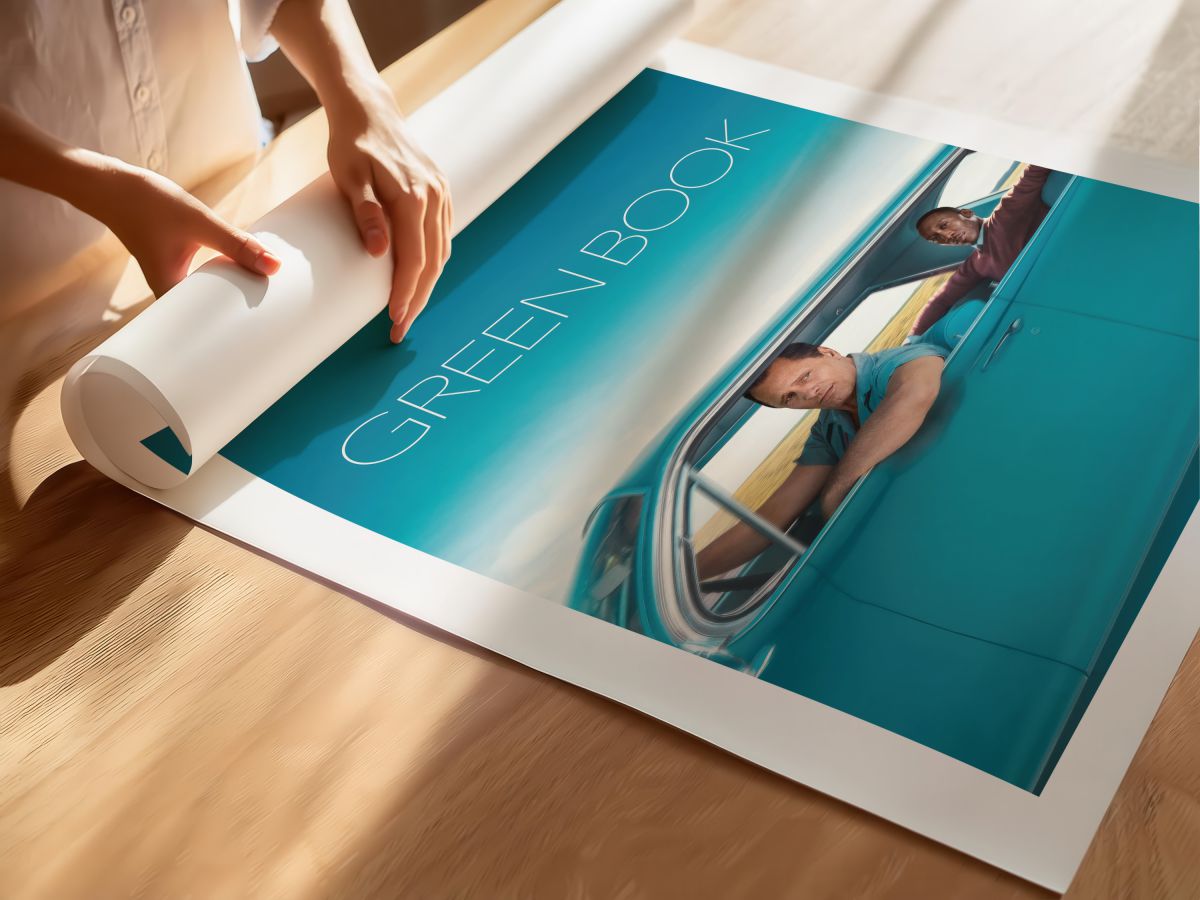Green Book (2018) Film Posteri, rulo yapılmış çerçevesiz poster