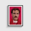 Her film posteri, siyah çerçeveli tablo