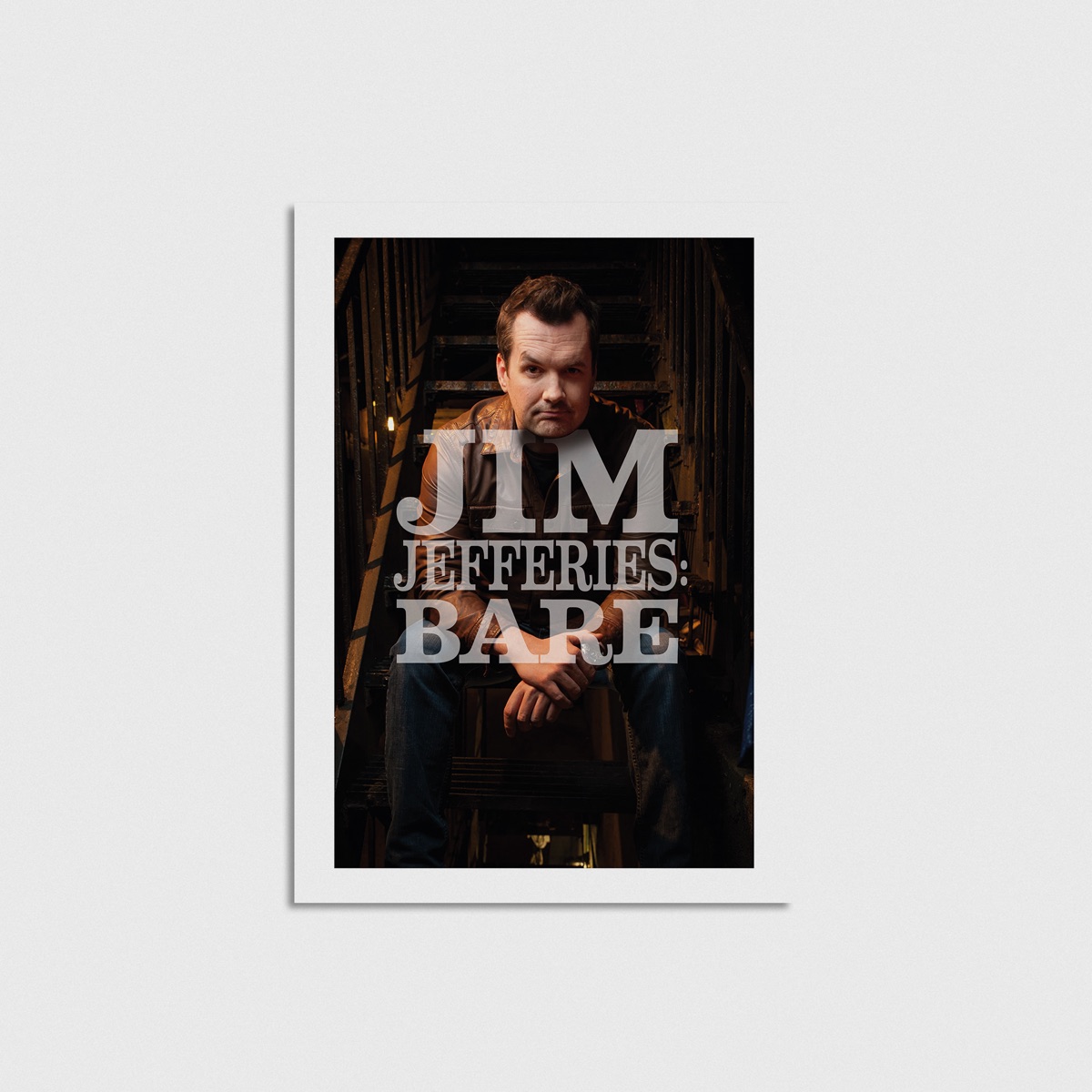Jim Jefferies Bare film posteri, çerçevesiz poster