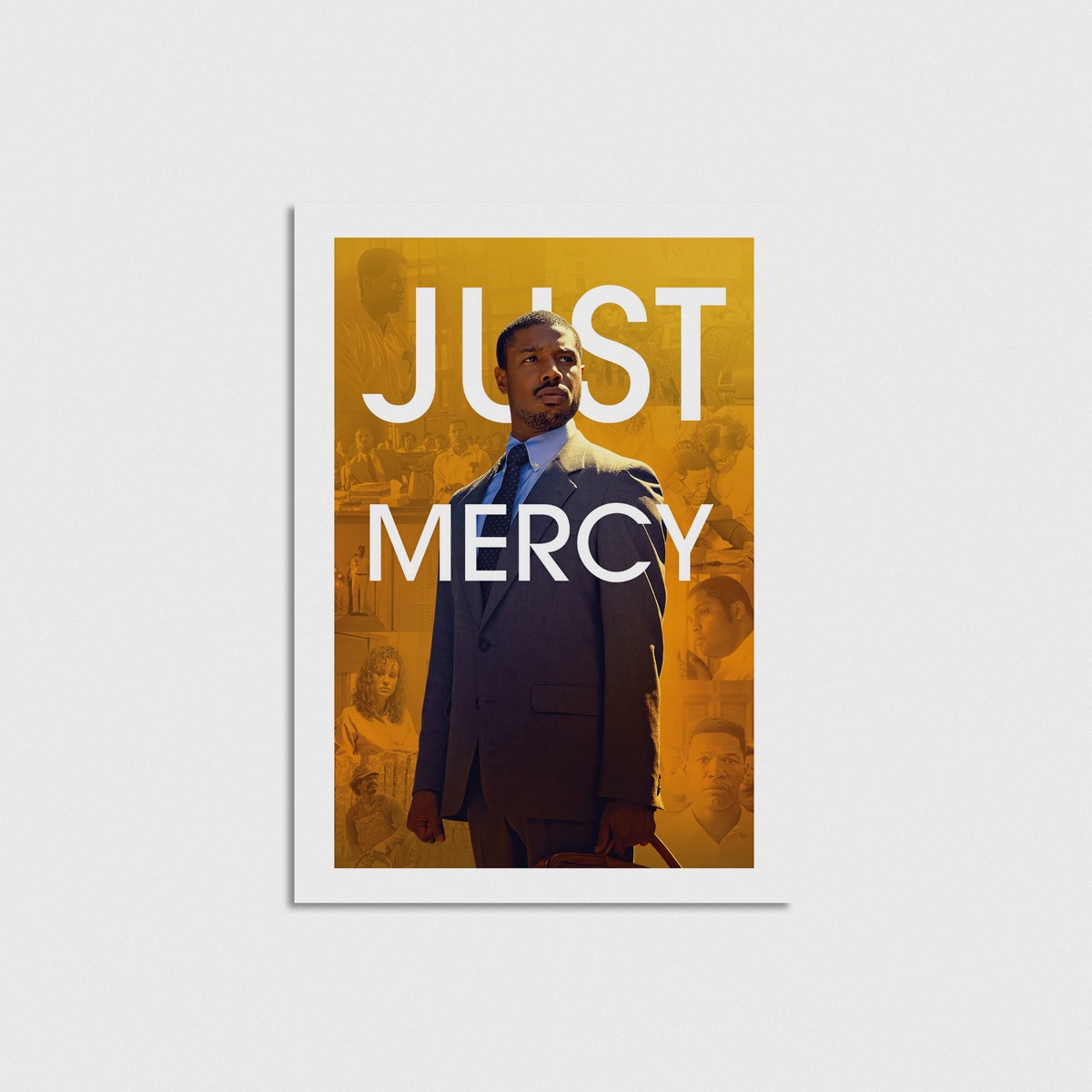 Just Mercy film posteri, çerçevesiz poster
