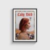 Lady Bird film posteri, siyah çerçeveli tablo