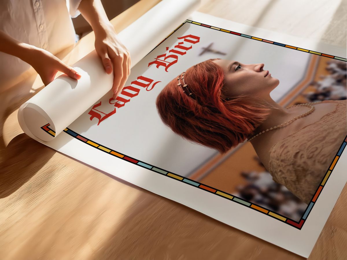 Lady Bird (2017) Film Posteri, rulo yapılmış çerçevesiz poster