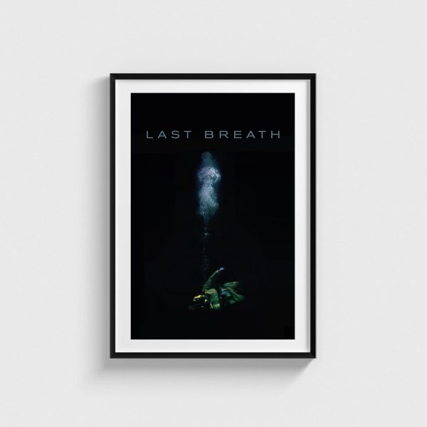 Last Breath film posteri, siyah çerçeveli tablo
