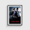 Lawless film posteri, siyah çerçeveli tablo