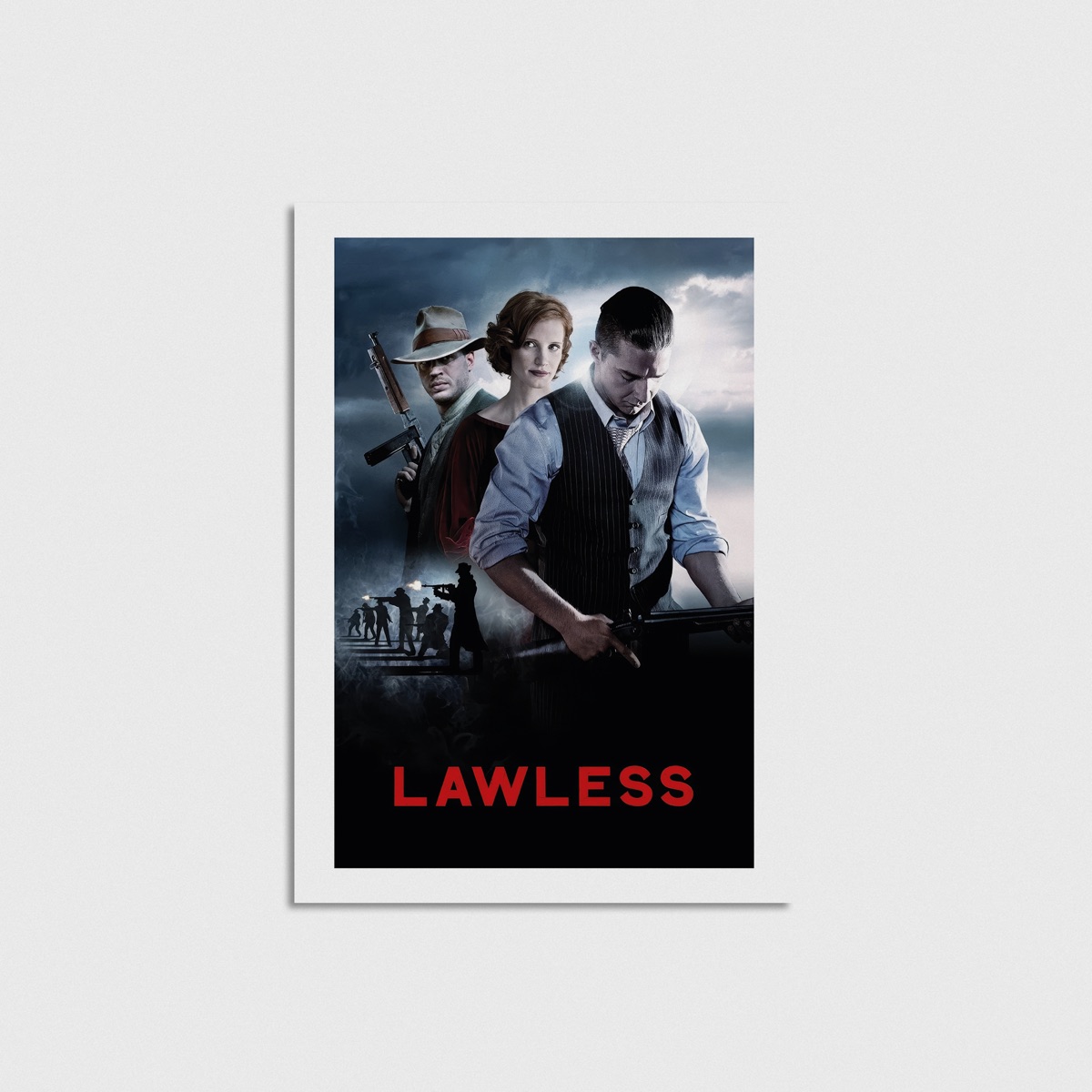 Lawless film posteri, çerçevesiz poster