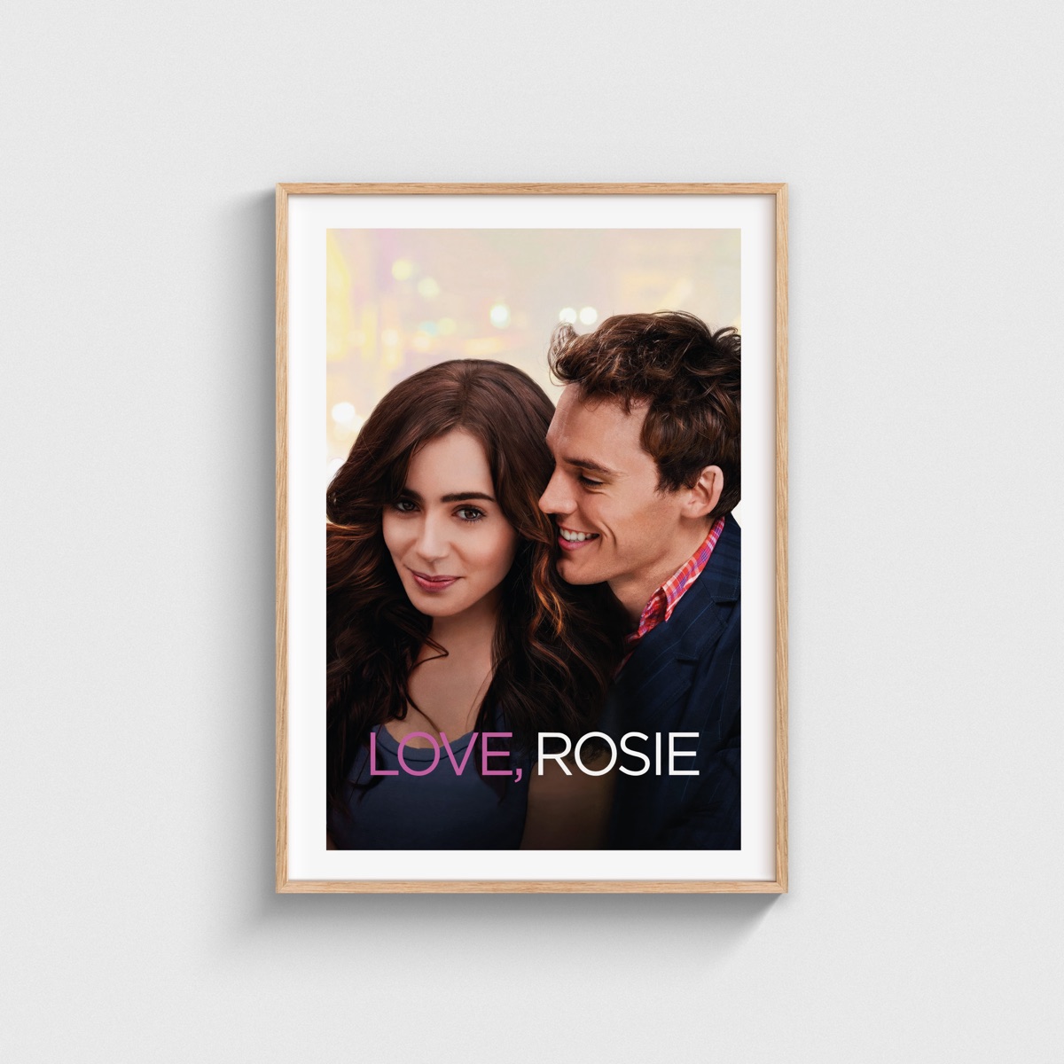 Love, Rosie film posteri, ahşap çerçeveli tablo
