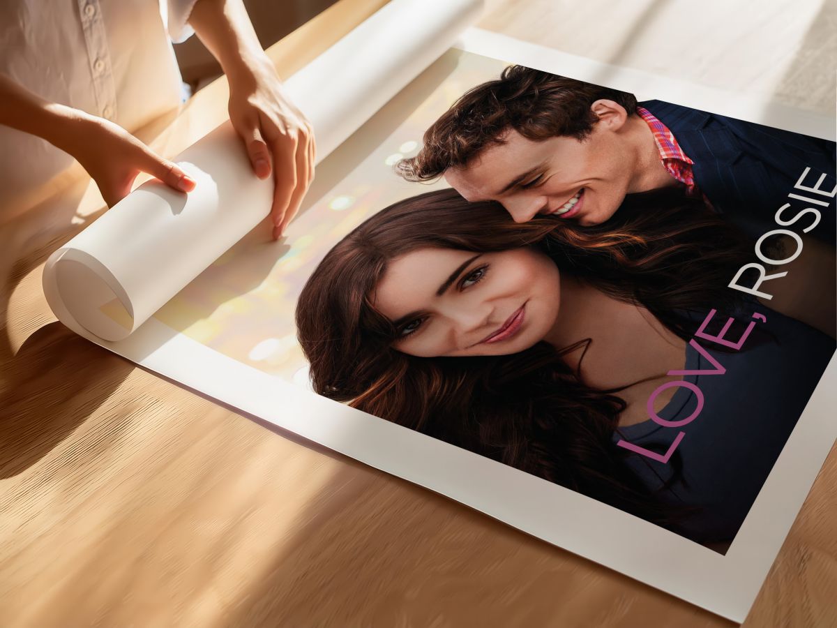 Love, Rosie (2014) Film Posteri, rulo yapılmış çerçevesiz poster