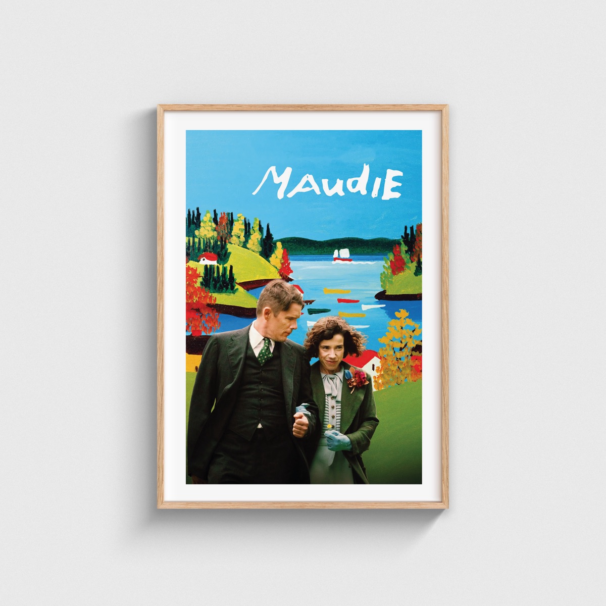 Maudie film posteri, ahşap çerçeveli tablo