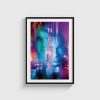 Nerve film posteri, siyah çerçeveli tablo