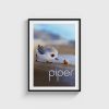 Piper film posteri, siyah çerçeveli tablo