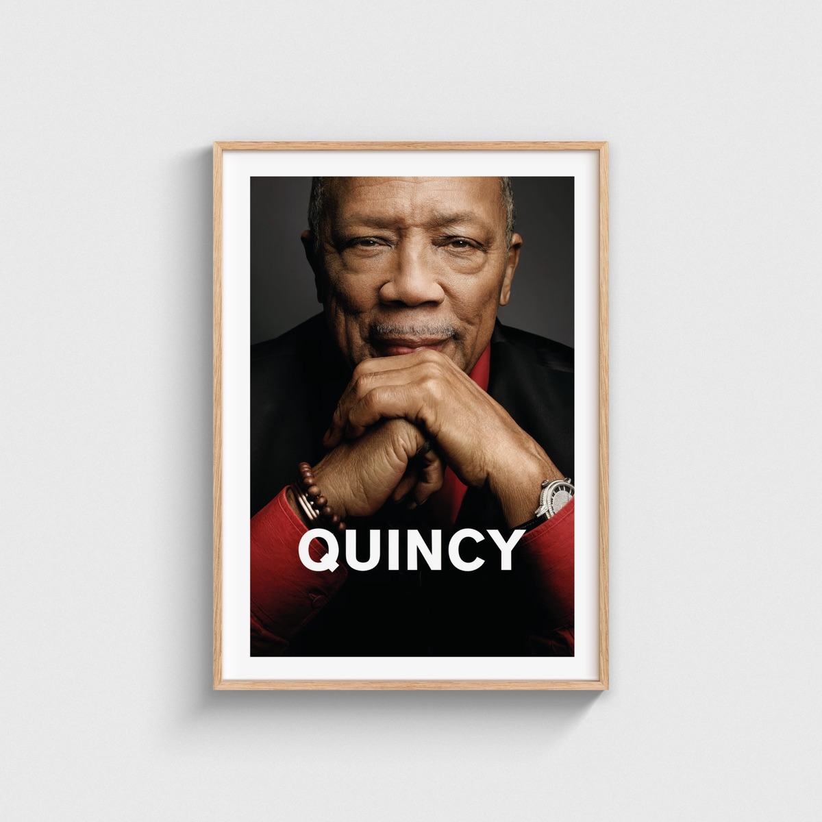 Quincy film posteri, ahşap çerçeveli tablo