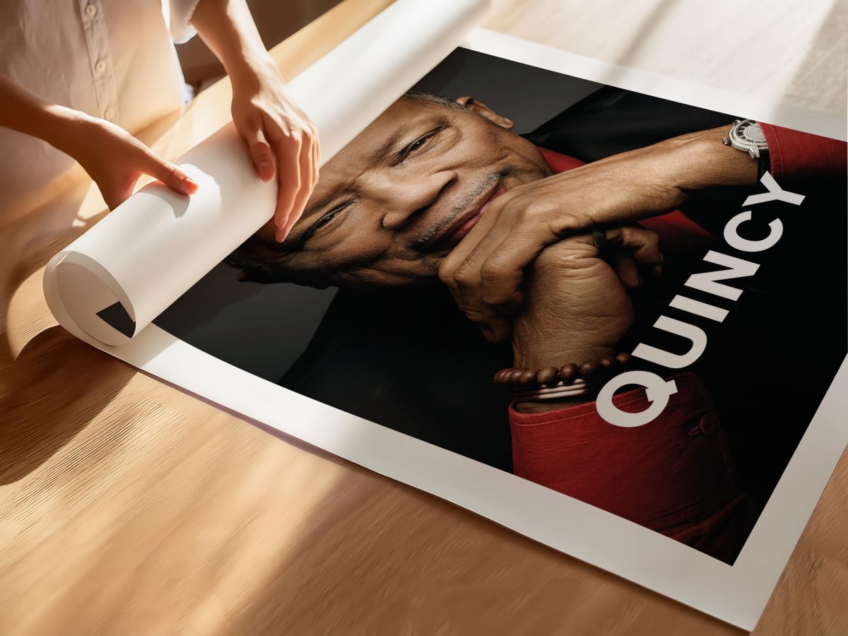 Quincy (2018) Film Posteri, rulo yapılmış çerçevesiz poster