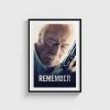 Remember film posteri, siyah çerçeveli tablo