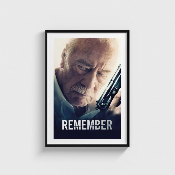 Remember film posteri, siyah çerçeveli tablo