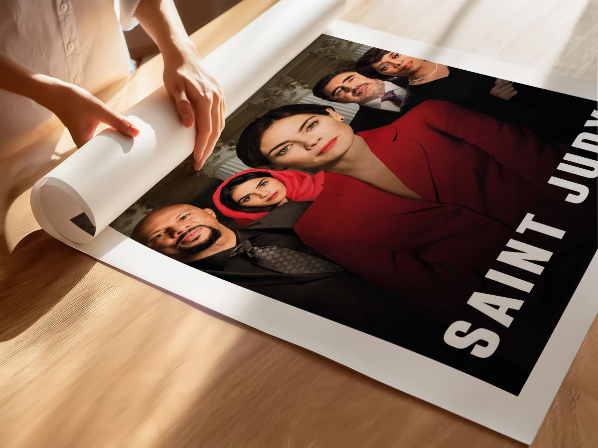 Saint Judy (2019) Film Posteri, rulo yapılmış çerçevesiz poster