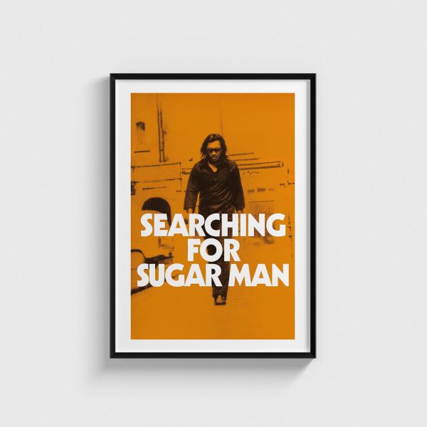 Searching for Sugar Man film posteri, siyah çerçeveli tablo
