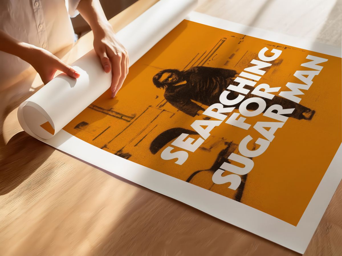 Searching for Sugar Man (2012) Film Posteri, rulo yapılmış çerçevesiz poster
