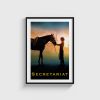 Secretariat film posteri, siyah çerçeveli tablo