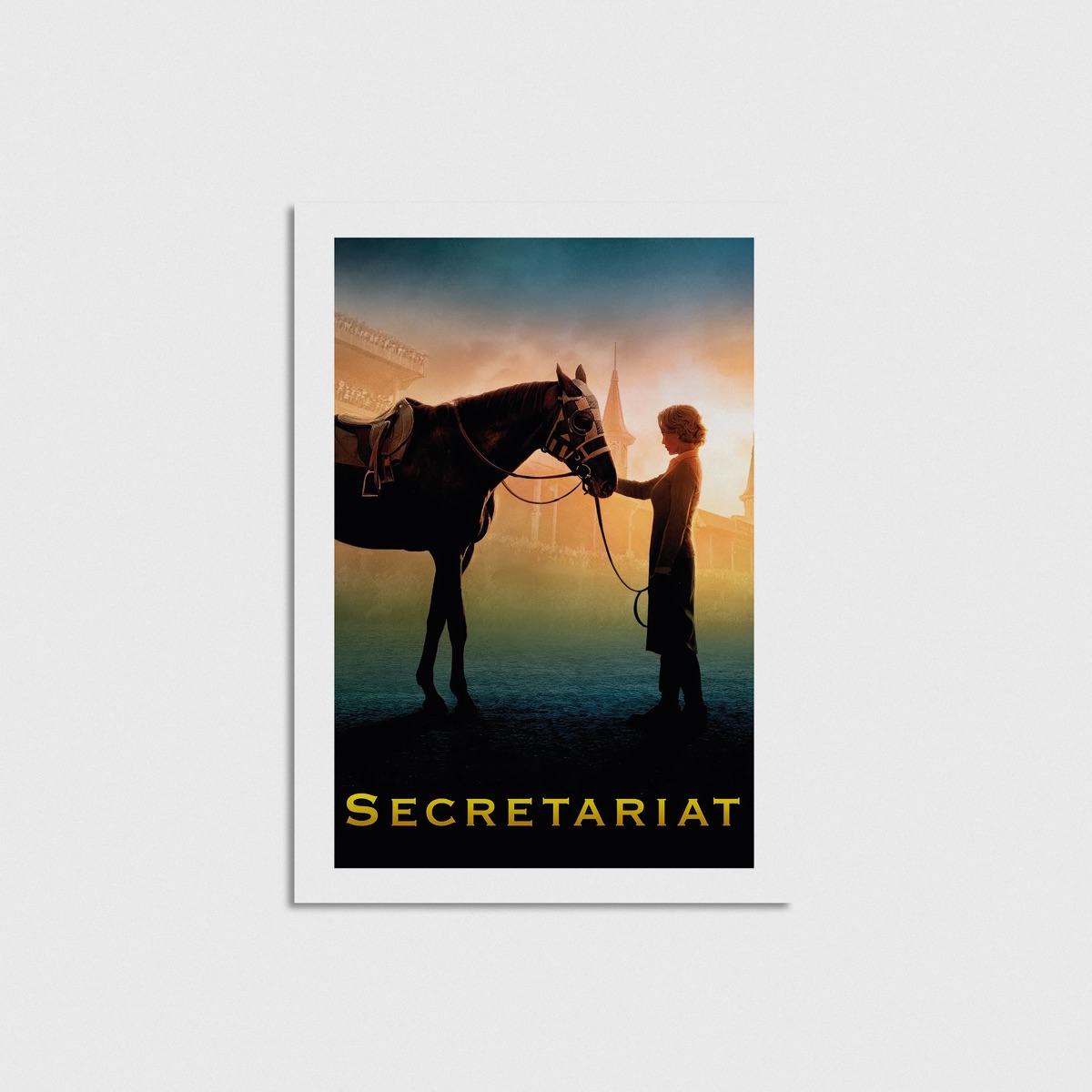 Secretariat film posteri, çerçevesiz poster