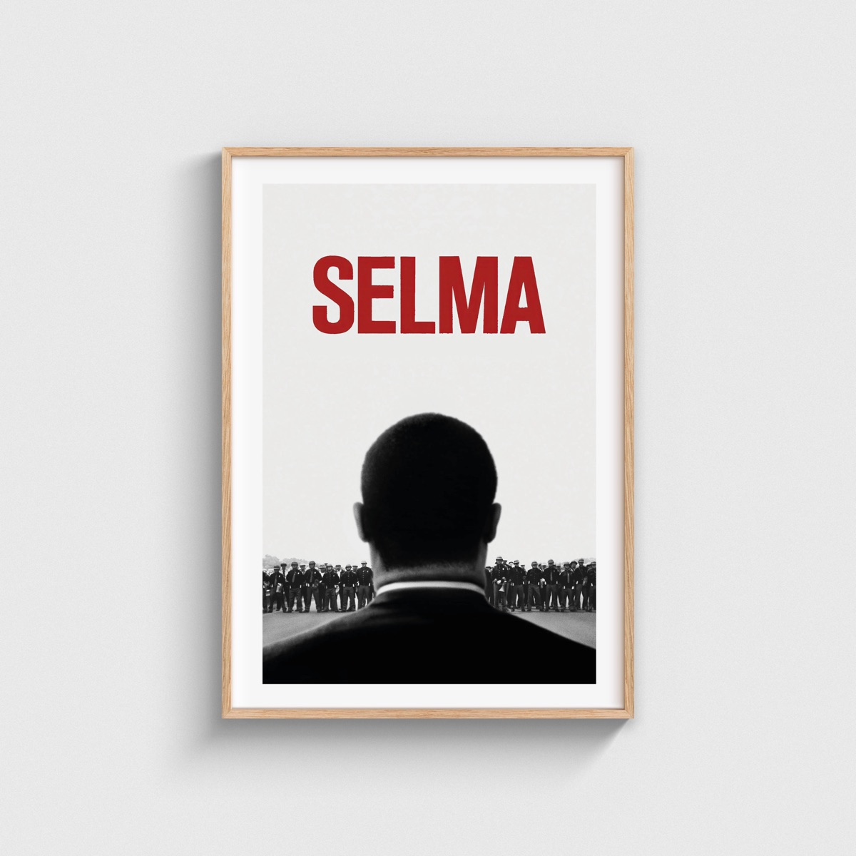 Selma film posteri, ahşap çerçeveli tablo