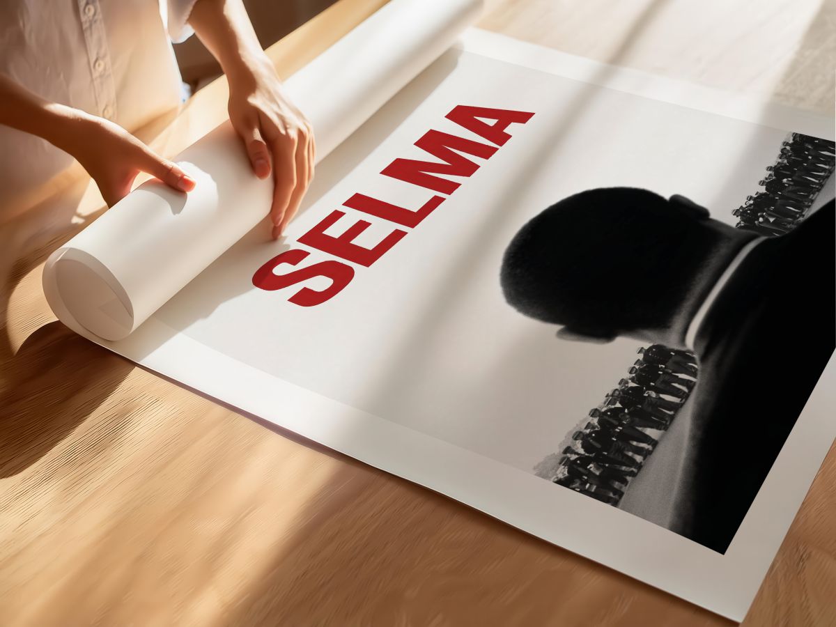 Selma (2014) Film Posteri, rulo yapılmış çerçevesiz poster