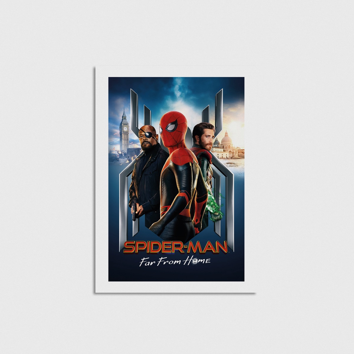 Spider-Man Far From Home film posteri, çerçevesiz poster