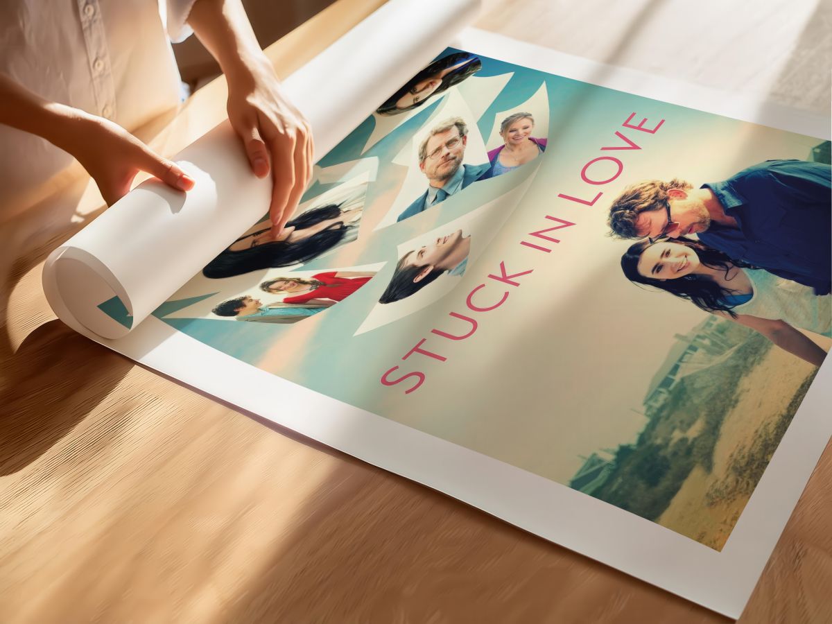 Stuck in Love (2013) Film Posteri, rulo yapılmış çerçevesiz poster
