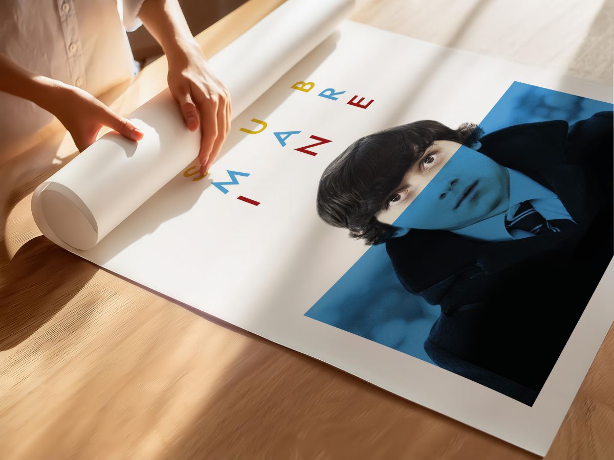 Submarine (2011) Film Posteri, rulo yapılmış çerçevesiz poster