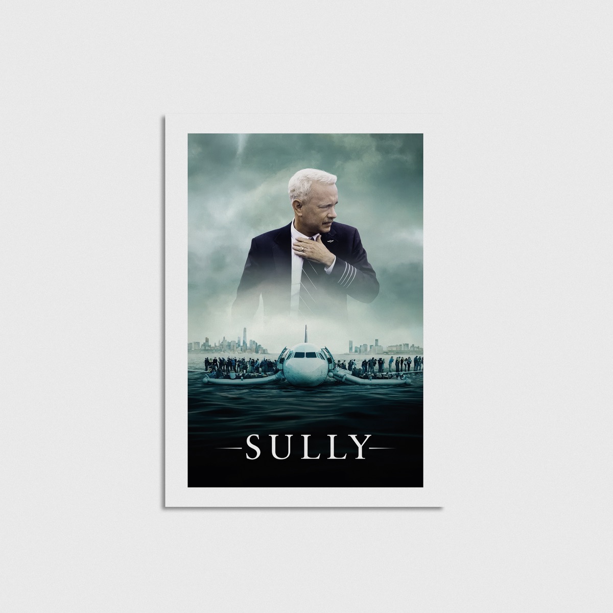 Sully film posteri, çerçevesiz poster