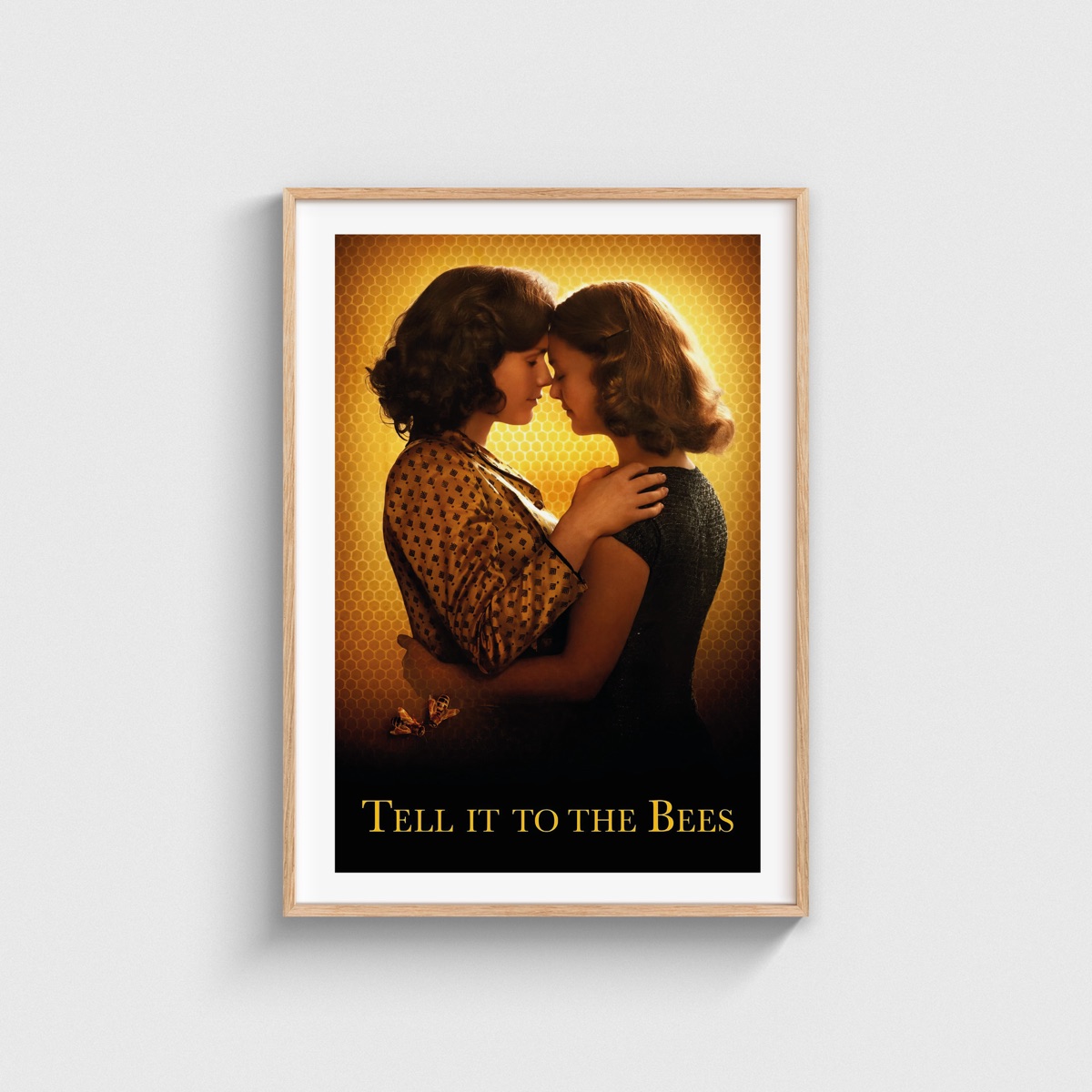 Tell It to the Bees film posteri, ahşap çerçeveli tablo