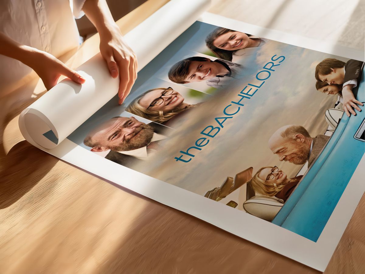 The Bachelors (2017) Film Posteri, rulo yapılmış çerçevesiz poster