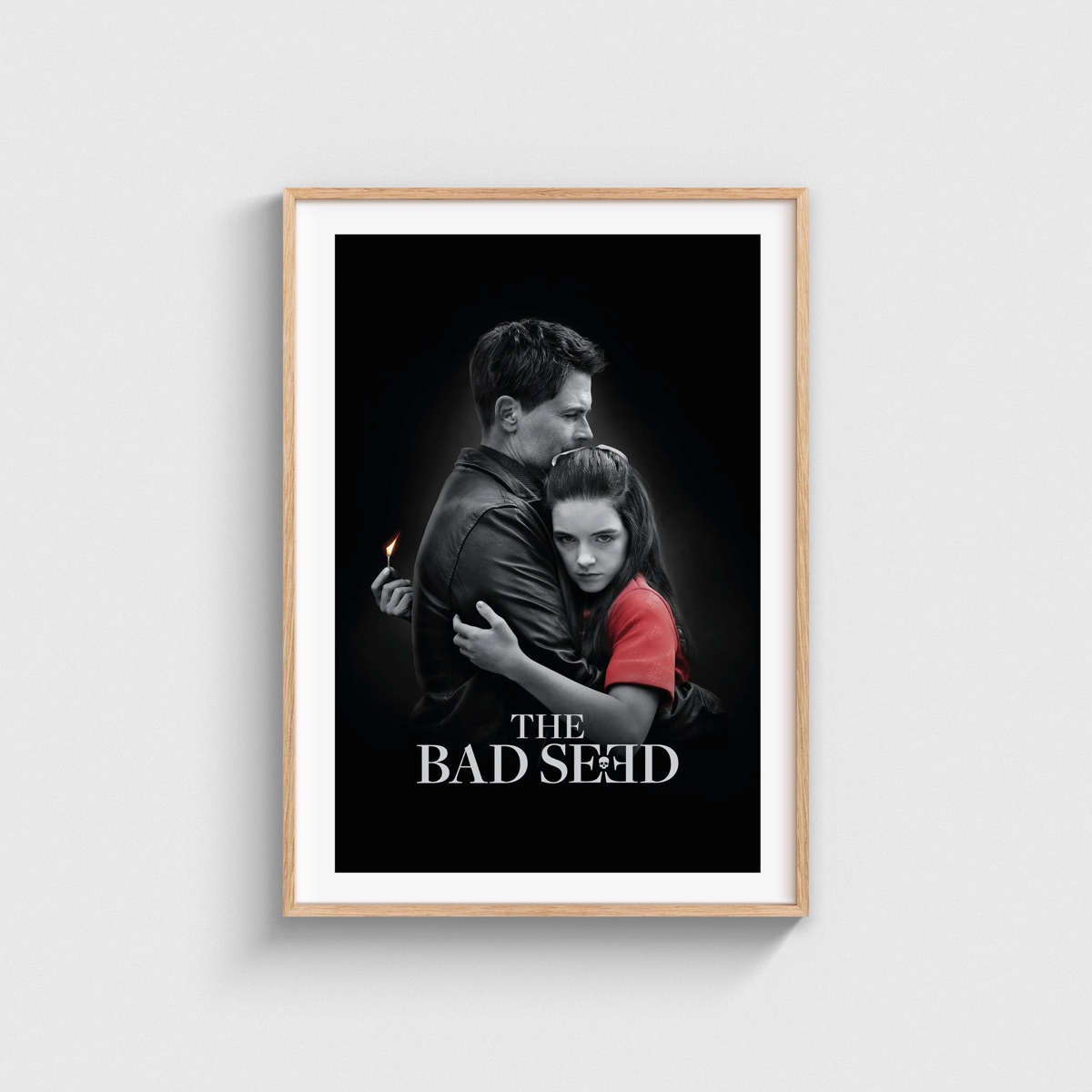 The Bad Seed (2018) film posteri, ahşap çerçeveli tablo