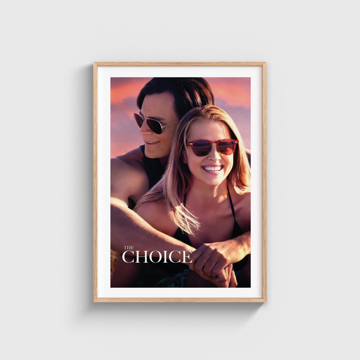 The Choice film posteri, ahşap çerçeveli tablo