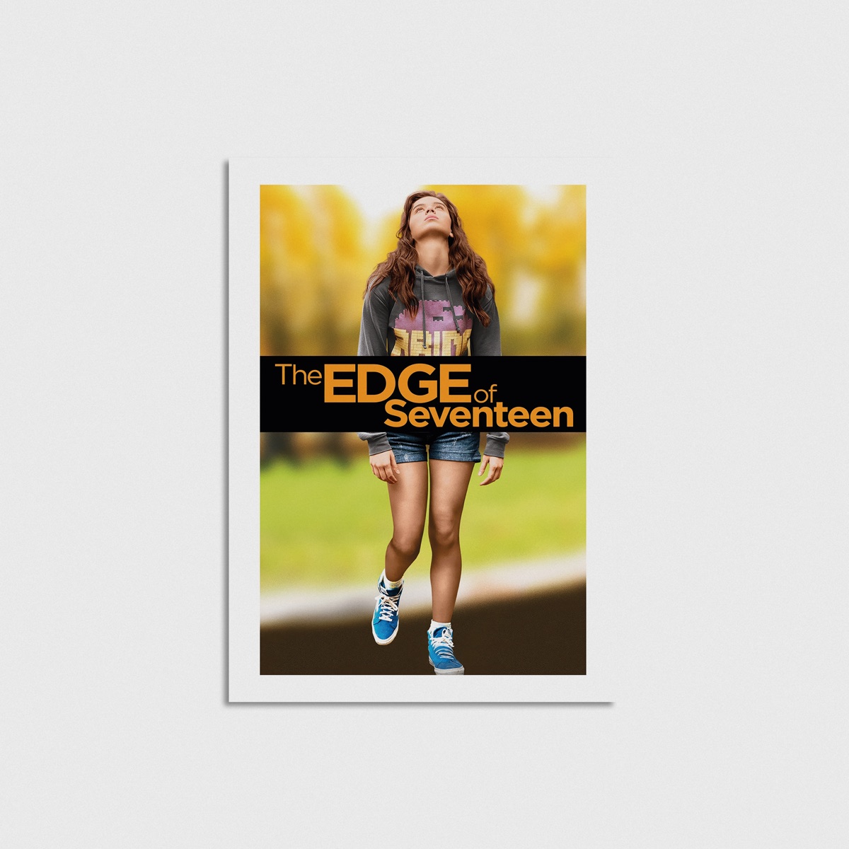 The Edge of Seventeen film posteri, çerçevesiz poster