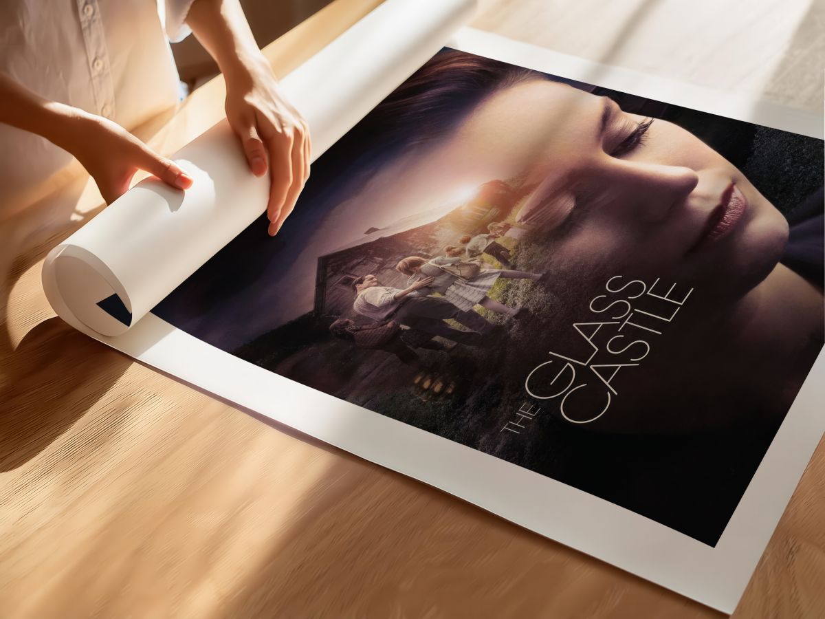 The Glass Castle (2017) Film Posteri, rulo yapılmış çerçevesiz poster