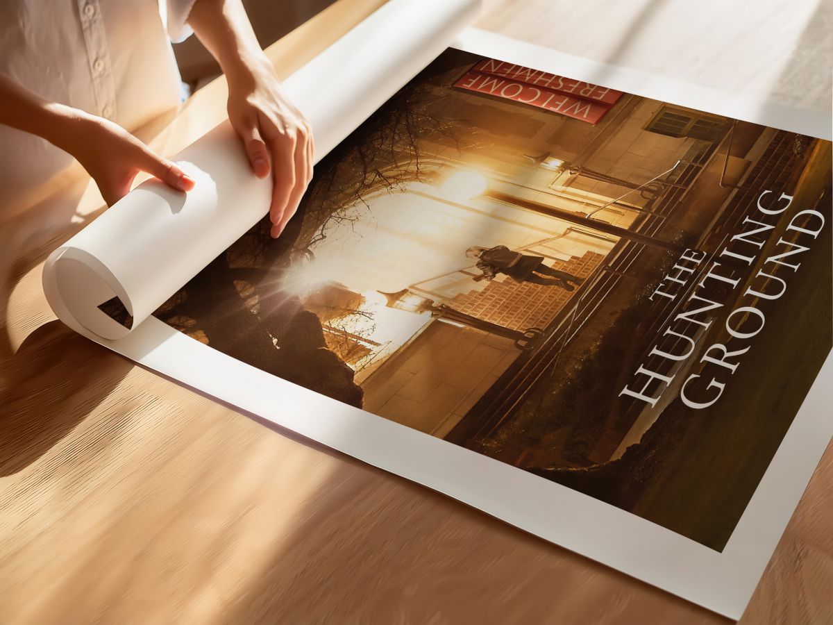 The Hunting Ground (2015) Film Posteri, rulo yapılmış çerçevesiz poster