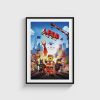 The Lego Movie film posteri, siyah çerçeveli tablo