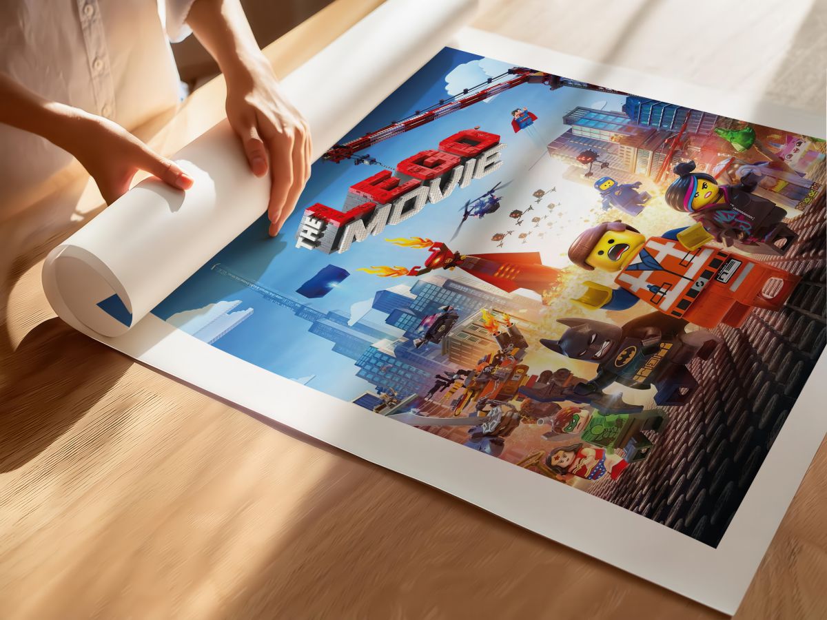 The Lego Movie (2014) Film Posteri, rulo yapılmış çerçevesiz poster