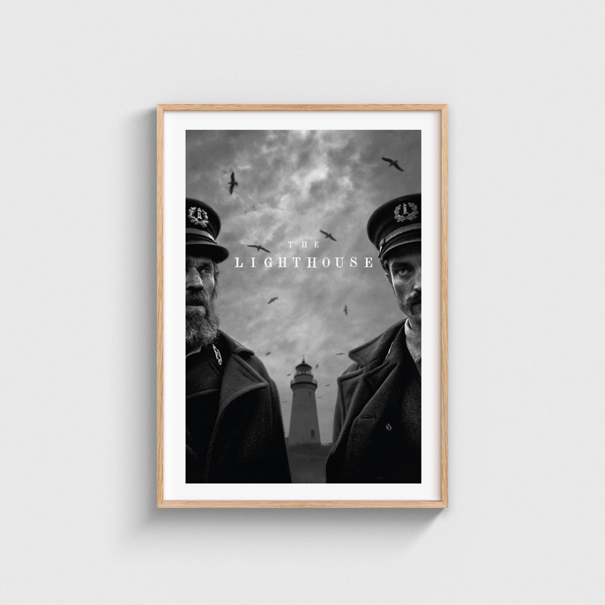 The Lighthouse film posteri, ahşap çerçeveli tablo