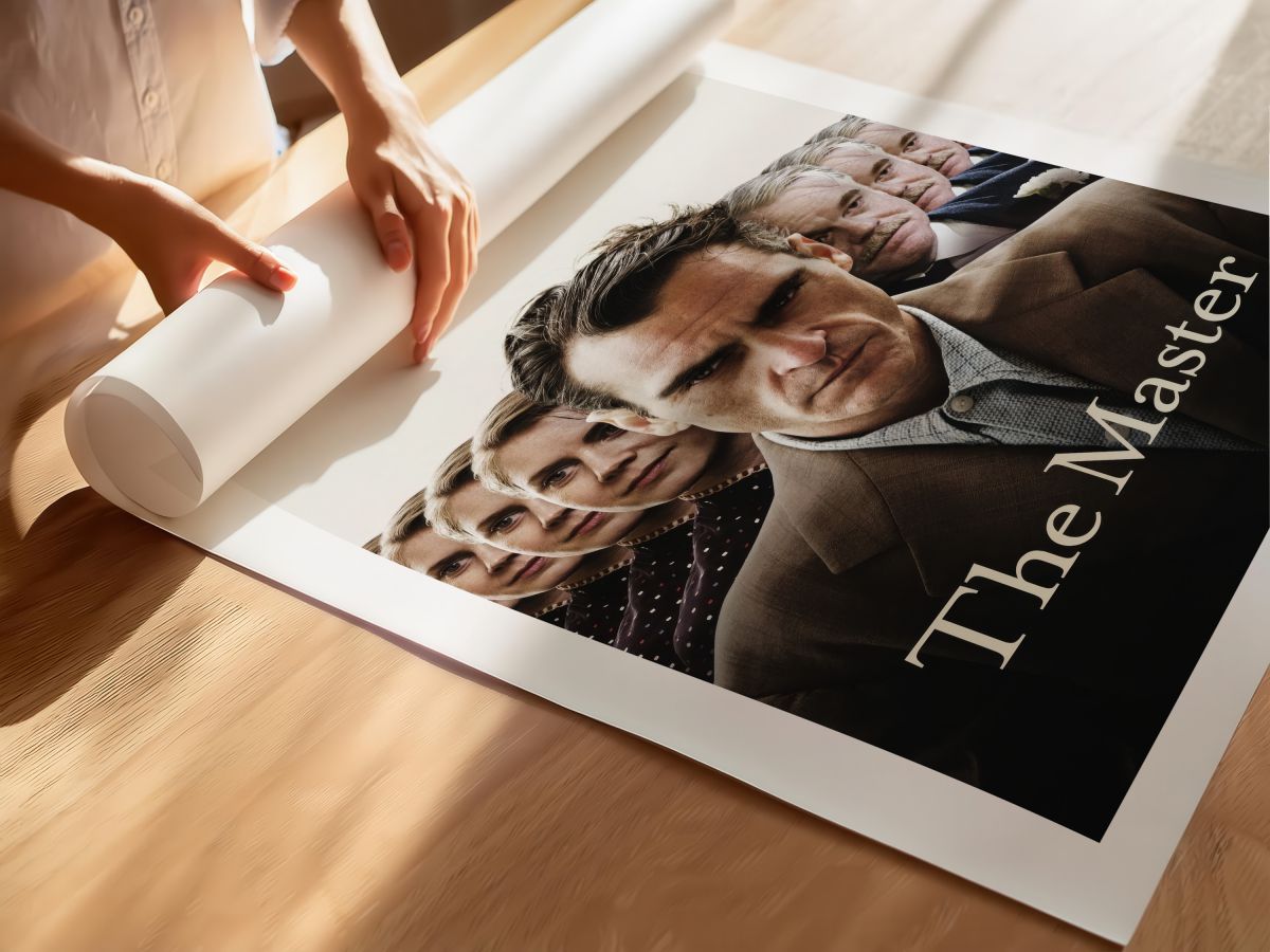 The Master (2012) Film Posteri, rulo yapılmış çerçevesiz poster