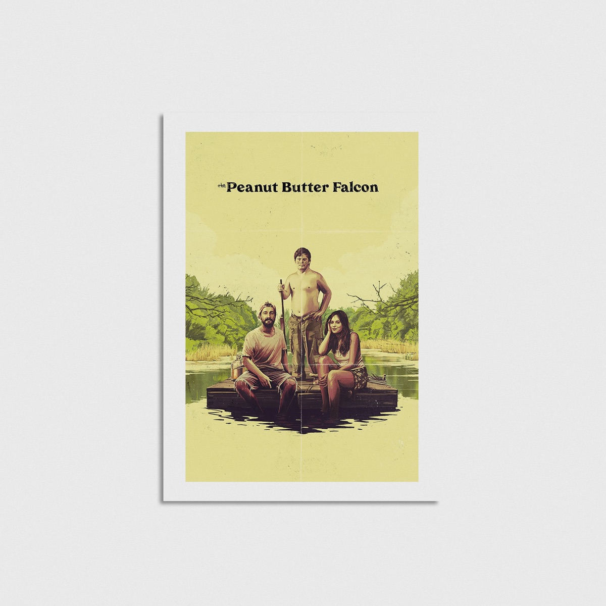 The Peanut Butter Falcon film posteri, çerçevesiz poster