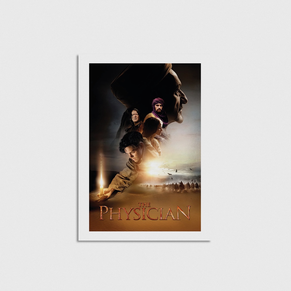 The Physician film posteri, çerçevesiz poster