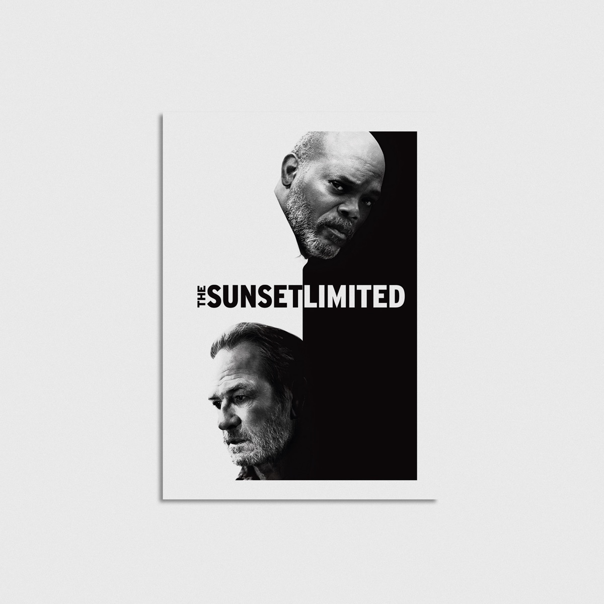 The Sunset Limited film posteri, çerçevesiz poster