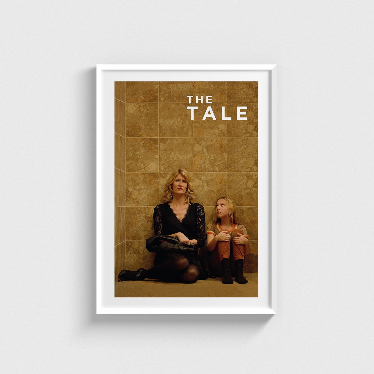 The Tale film posteri, beyaz çerçeveli tablo
