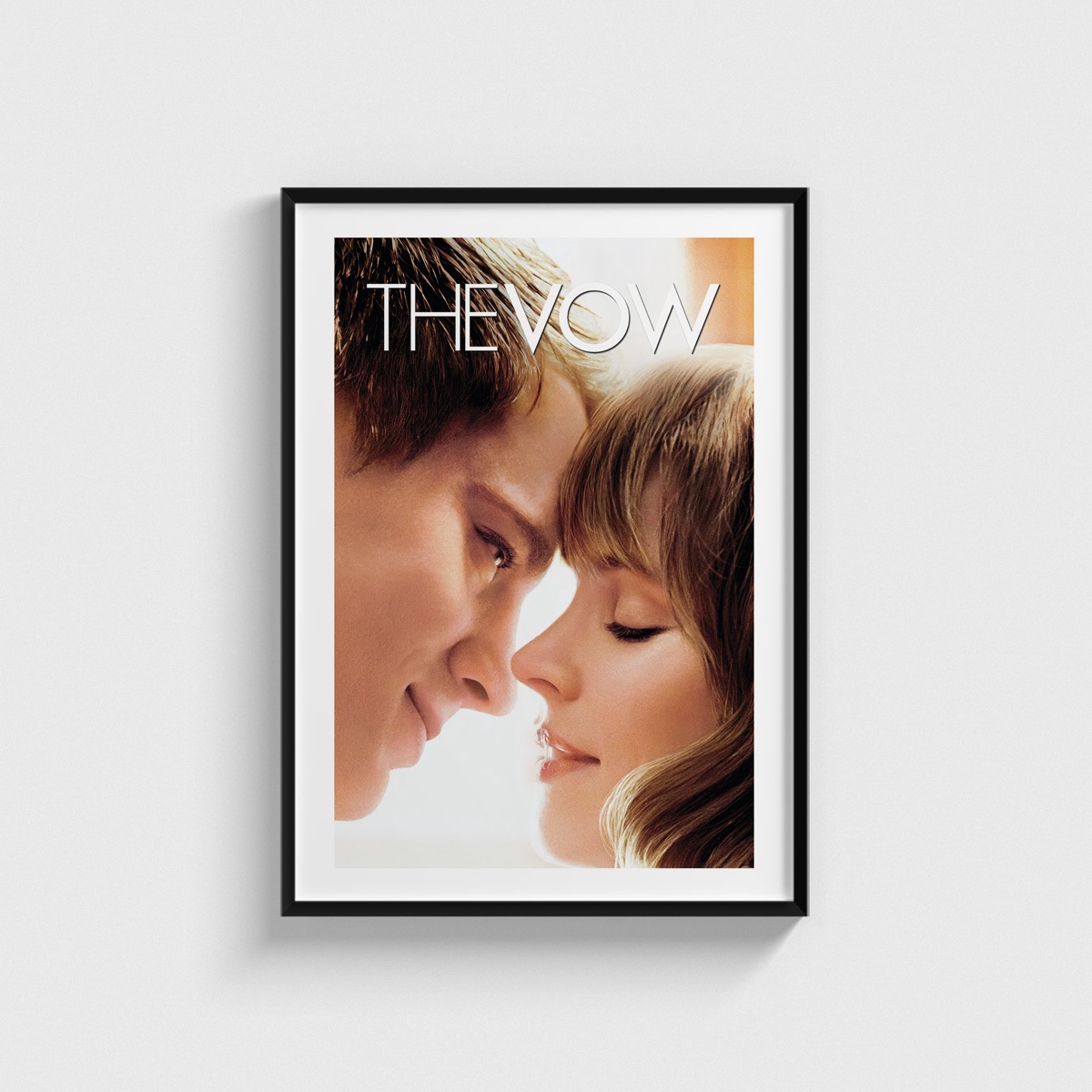 The Vow film posteri, siyah çerçeveli tablo
