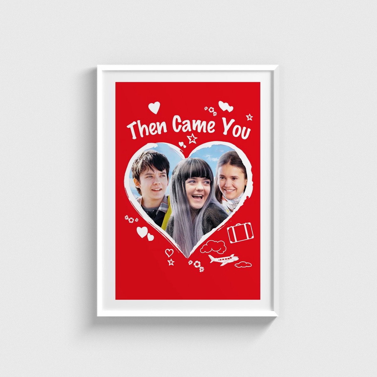 Then Came You film posteri, beyaz çerçeveli tablo