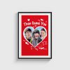 Then Came You film posteri, siyah çerçeveli tablo