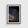 Three Billboards Outside Ebbing, Missouri film posteri, siyah çerçeveli tablo