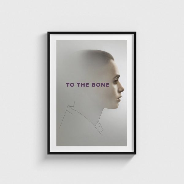 To the Bone film posteri, siyah çerçeveli tablo