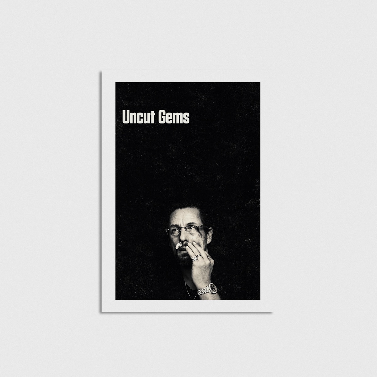 Uncut Gems film posteri, çerçevesiz poster
